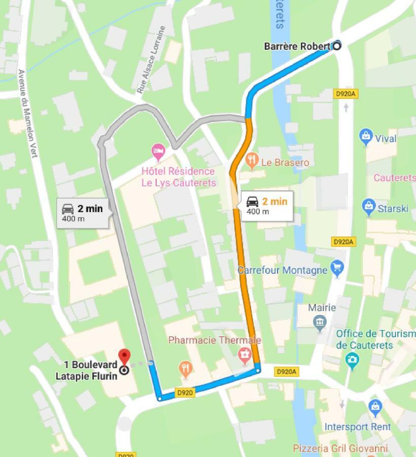 Apartament Petit Studio Dans Immeuble De Caractere Cauterets Zewnętrze zdjęcie